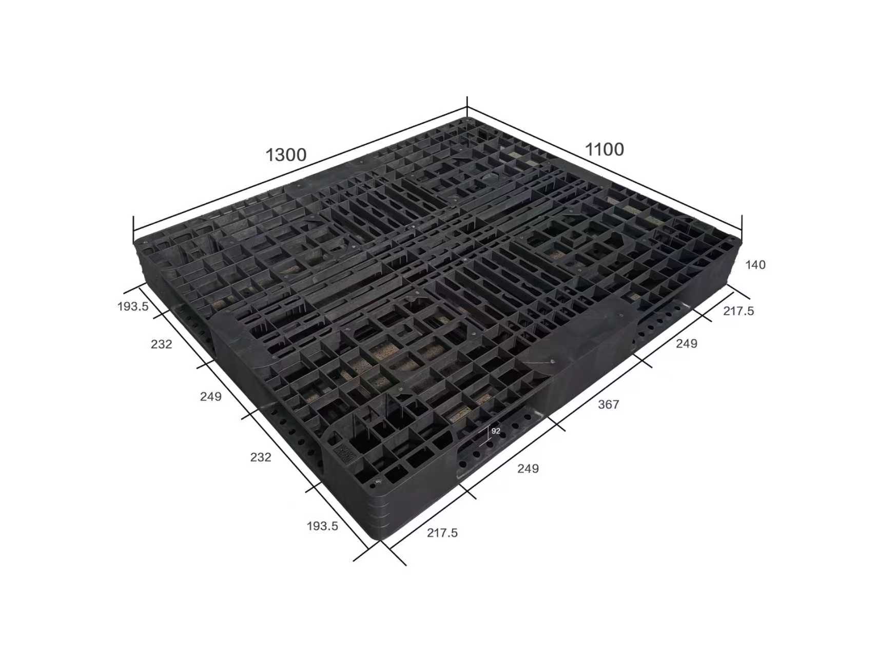 1311 Black Field Grid