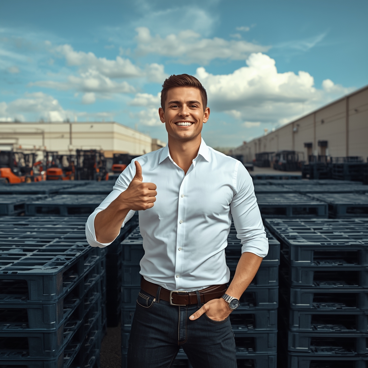 Efficient Response, Superior Quality: Jinan Delida Plastic Pallets Highly Praised by International Logistics Customer